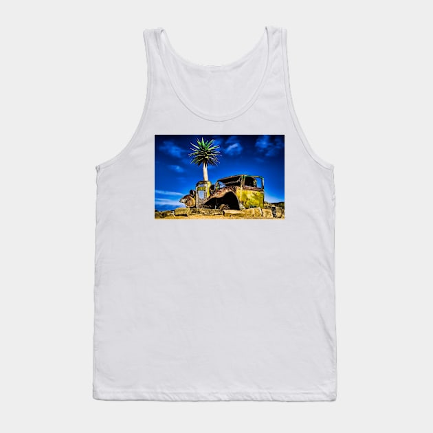 Old Truck and Quiver Tree. Tank Top by bkbuckley